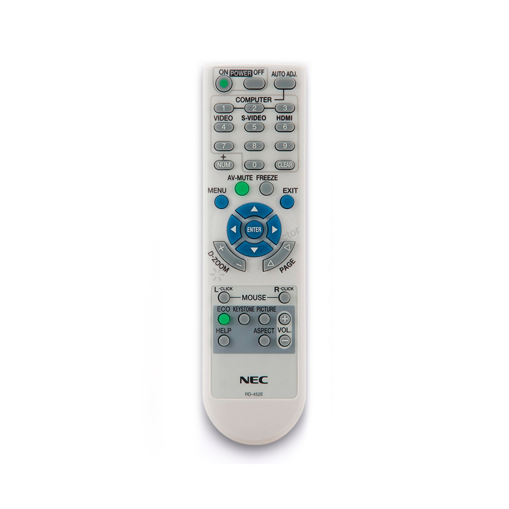 ریموت کنترل پروژکتور ان ای سی کد 1 – NEC projector remote control