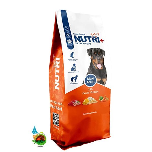 غذای خشک سگ بالغ نژاد بزرگ نوتری پلاس Nutri plus maxi adult dog food وزن 2 کیلوگرم