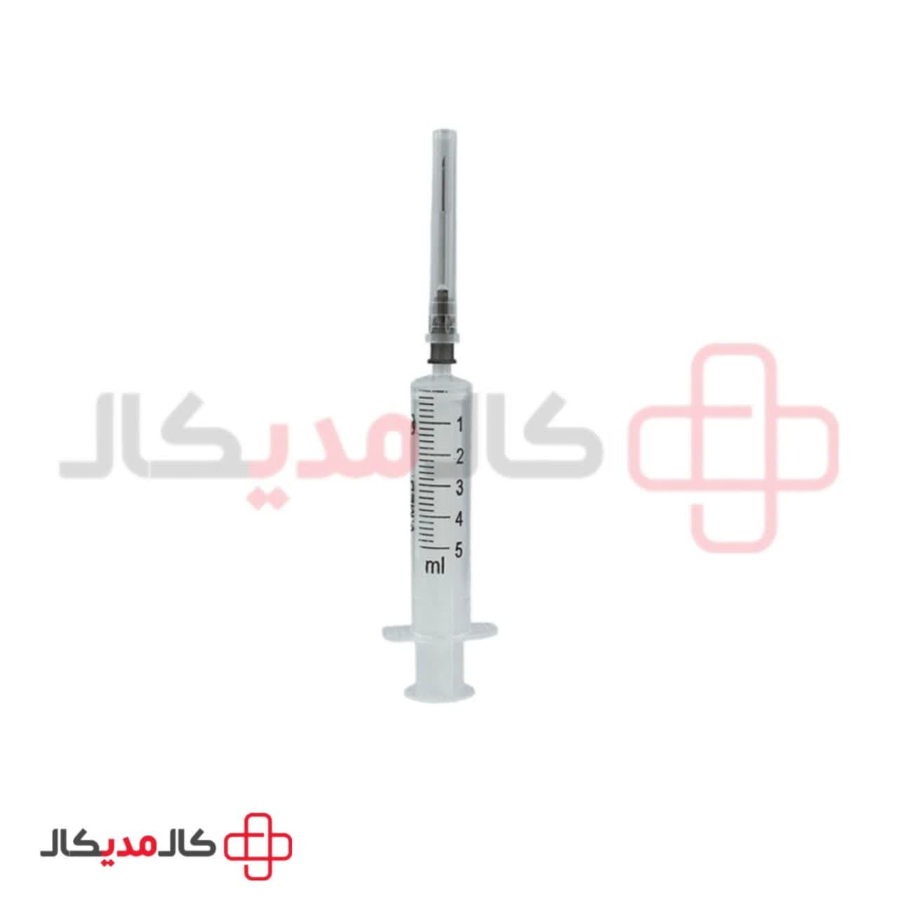 سرنگ ۵ سی سی ۲ تکه لوئر اسلیپ ورید