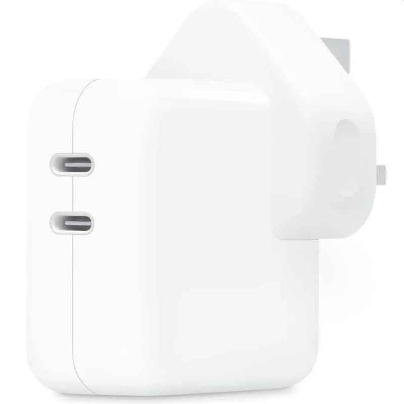 آداپتور 35 وات اپل مدل Dual USB-C Port (اورجینال) – سه پین