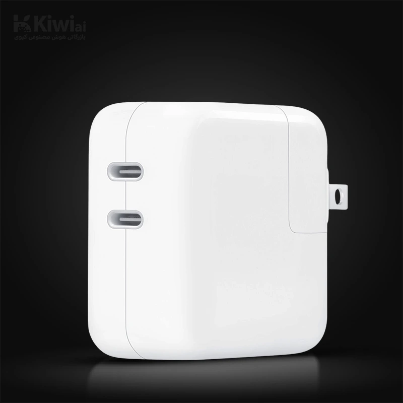 شارژر دیواری 35 وات اپل مدل Dual USB-C Port (عمده پک ۱۰ عددی) — تصویر ۶