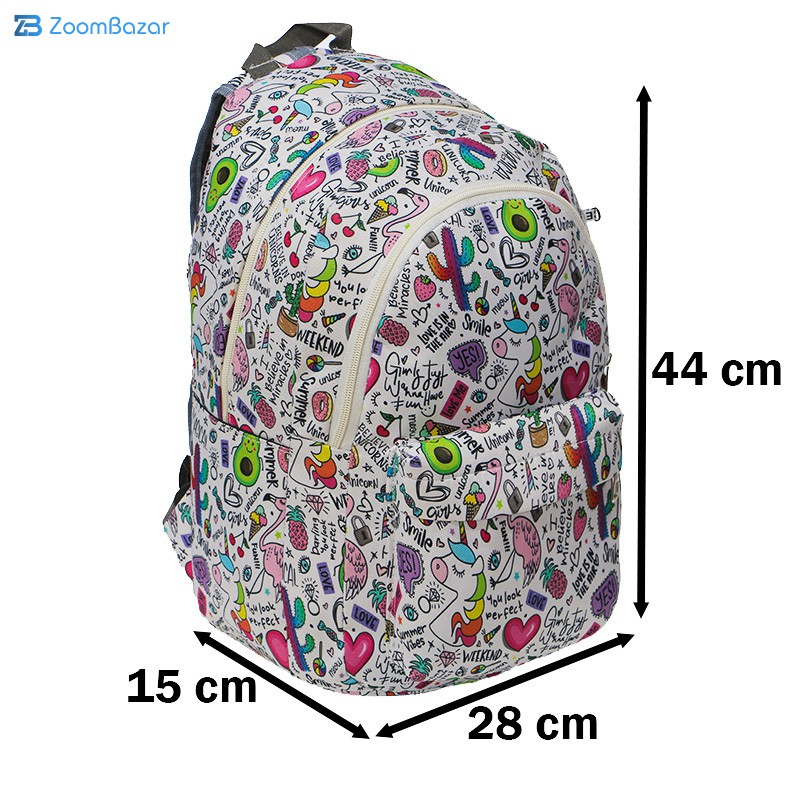 کوله پشتی توریث مدل XNZ-24585 به همراه جامدادی — تصویر ۶