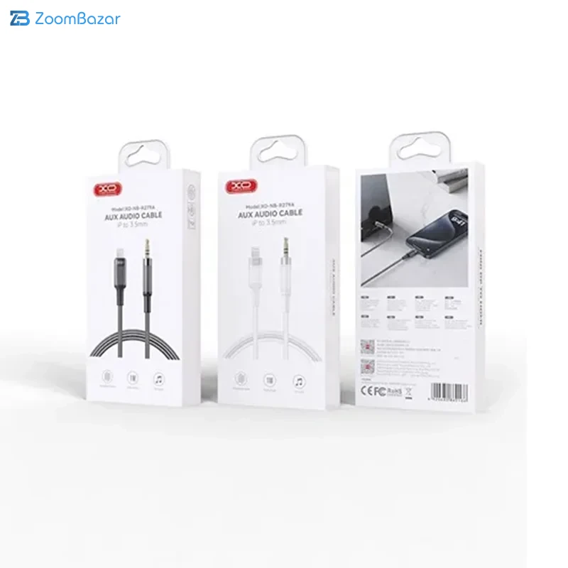 کابل لایتنینگ به AUX برند ایکس او مدل NB-R279A — تصویر ۴