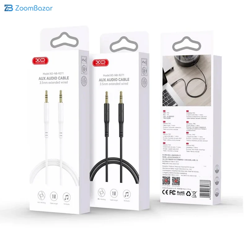 کابل AUX ایکس او مدل NB-R271 طول 1 متر — تصویر ۵