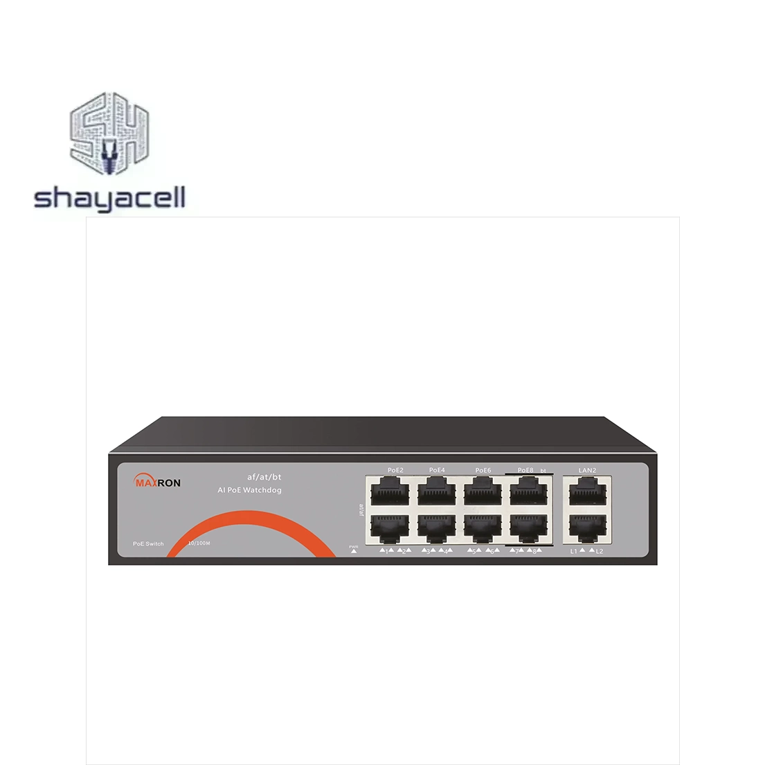 سوئیچ 8 پورت مکسرون مدل MSW-3008FP-2FL-120I-V2 — تصویر ۲