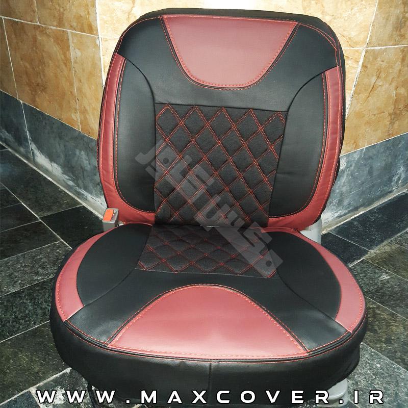 روکش صندلی پژو 207 مدل X22 چرم و پارچه — تصویر ۲