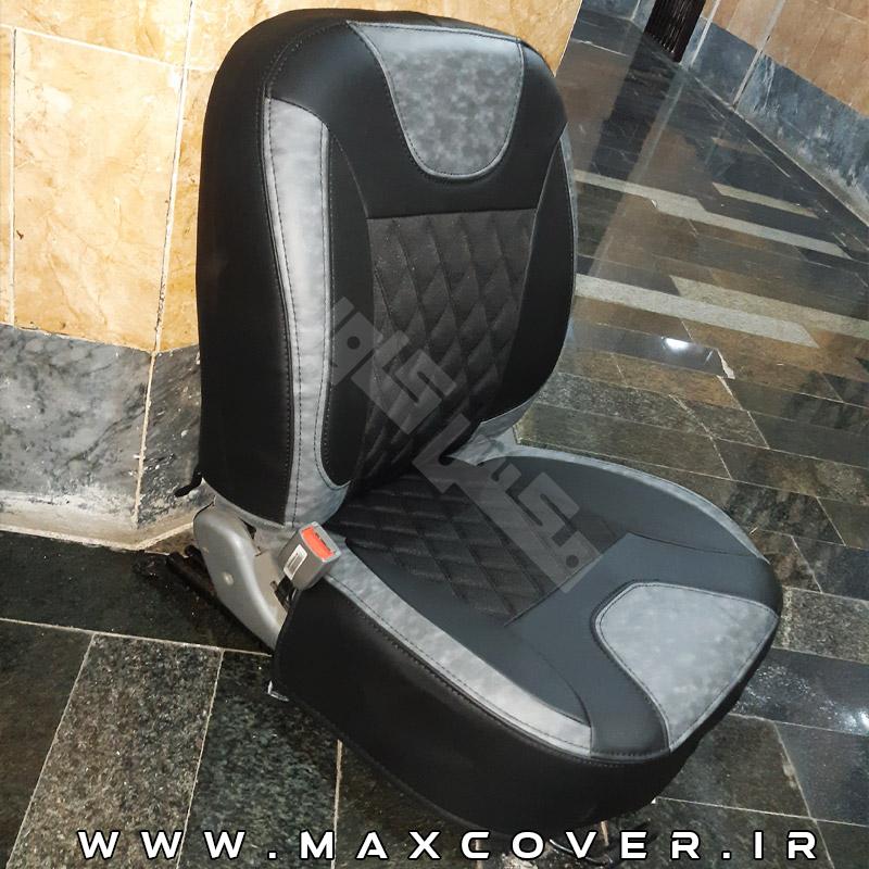 روکش صندلی پراید 132 مدل X22 چرم و پارچه — تصویر ۲