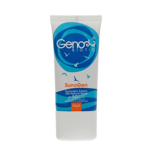کرم ضد آفتاب پوست خشک ژنوبایوتیک SPF50 حجم 50 گرم — تصویر ۲