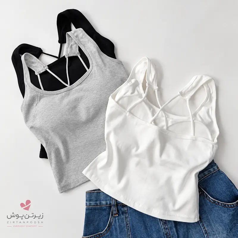 نیم تنه نخی بندی زنانه — تصویر ۳