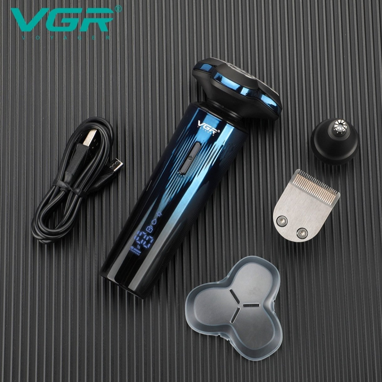 ریش تراش سه تیغ وی جی آر V-303 — تصویر ۴