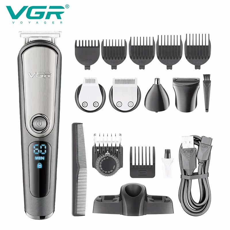 ست ماشین اصلاح مو بدن وی جی ار مدل V-105 — تصویر ۳