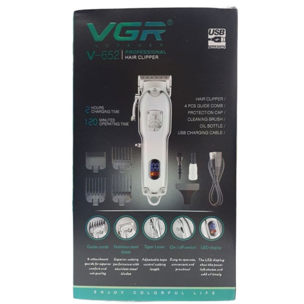 ماشین اصلاح سر و صورت VGR مدل V-652 — تصویر ۵