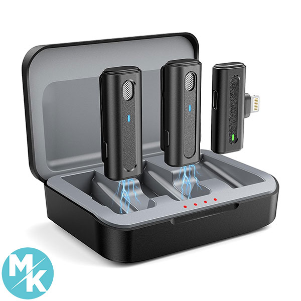 میکروفون بی‌سیم مخصوص آیفون برند HOPTO مدل M9-2L