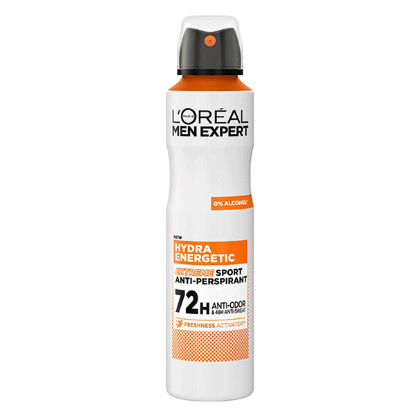 اسپری ضد تعریق مردانه لورآل سری Men Expert مدل Hydra Energetic
