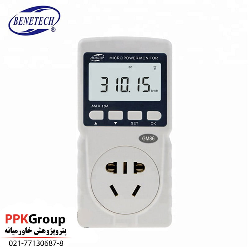 میکرو پاورمتر دیجیتال پریزدار بنتک GM86