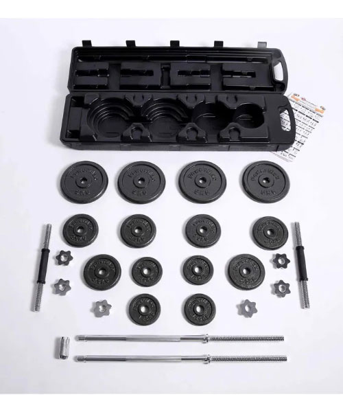 دمبل ۵۰ کیلویی قابل تنظیم پاورمکس — تصویر ۳