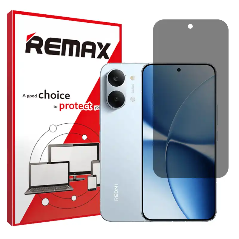 گلس محافظ صفحه پرایوسی شیائومی ردمی توربو 5 مکس (Redmi Turbo 5 Max) ریمکس