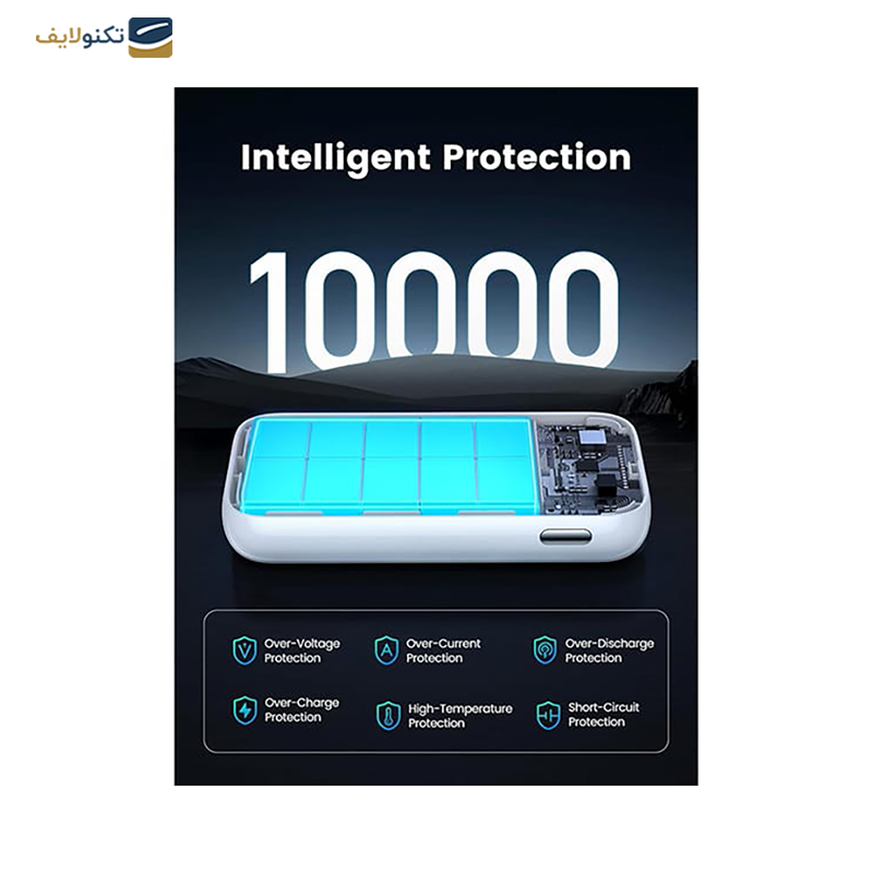 پاوربانک یوگرین مدل PB501 25189 ظرفیت 10000 میلی آمپر ساعت — تصویر ۴