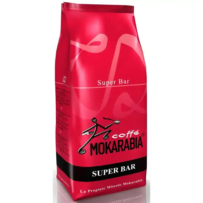 دانه قهوه موکارابیا سوپر بار (قرمز) 1 کیلویی Mokarabia Super Bar Coffee Beans
