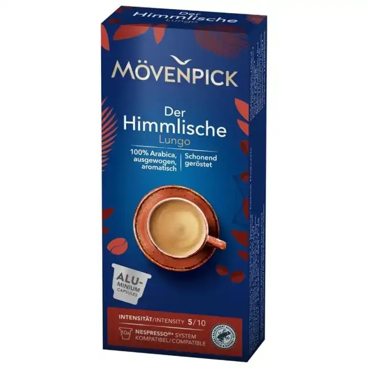 کپسول قهوه موونپیک لانگو در هیملیشه (بهشتی) 10 عددی Movenpick Der Himmlische Longo — تصویر ۲