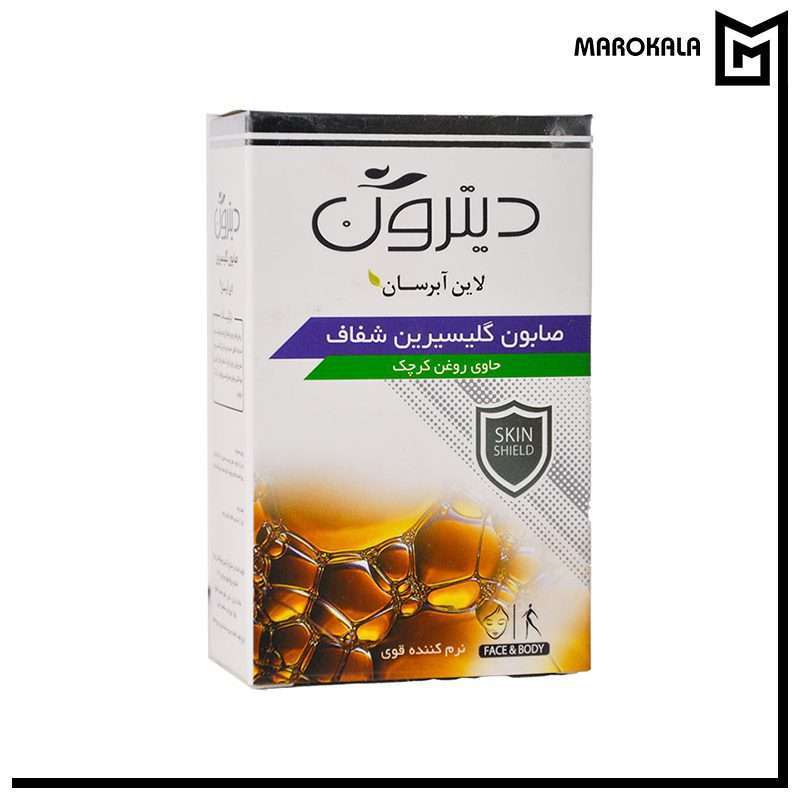 صابون گلیسیرینه شفاف دیترون مناسب پوست های خشک و معمولی حجم 110 میلی لیتر(قیمت خرید عمده 148.000 تومان) - ماروکالا، فروش عمده محصولات آرایشی و بهداشتی