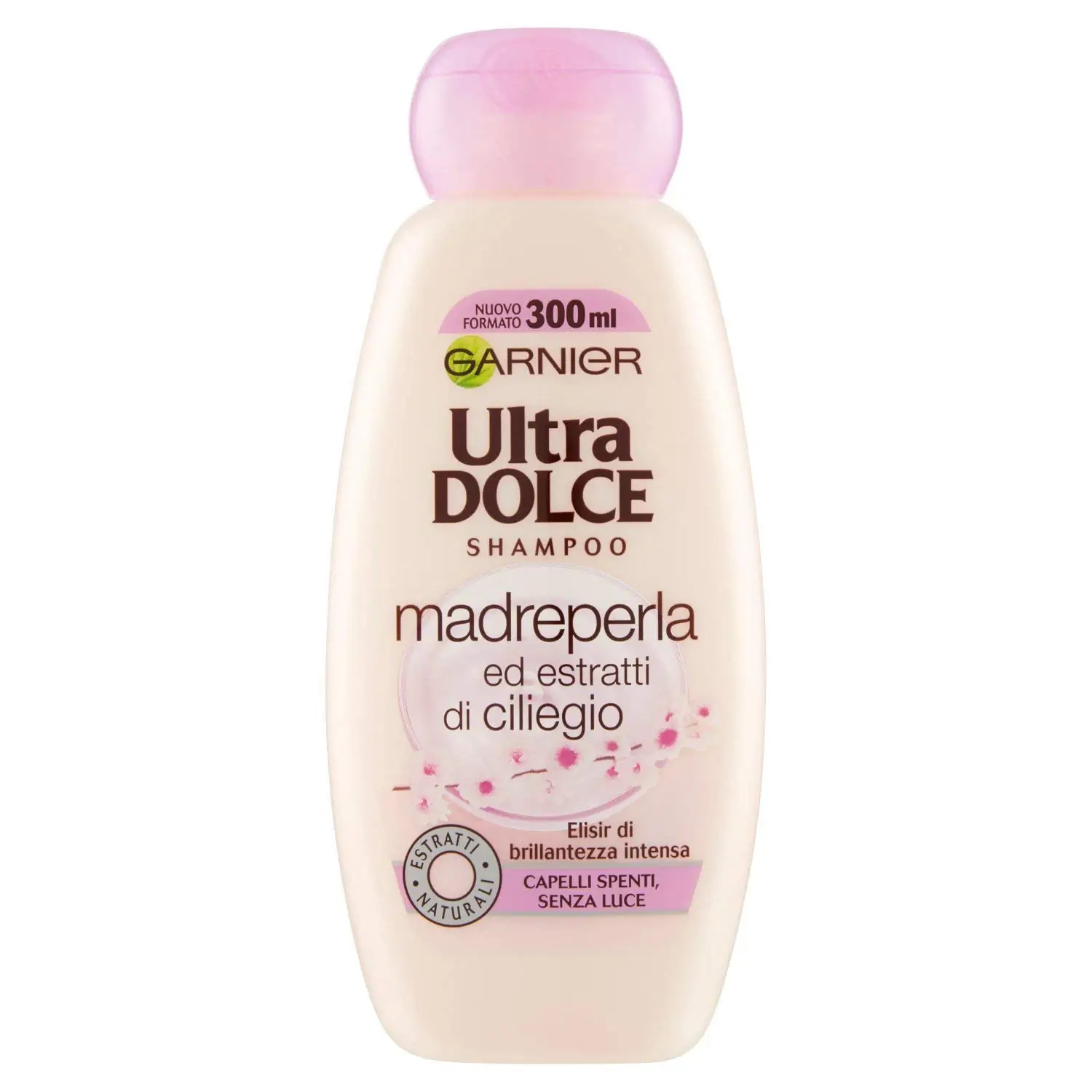 شامپو براق کننده گارنیر حاوی شکوفه گیلاس و مروارید 300 میل Garnier Ultra Dolce Madreperla