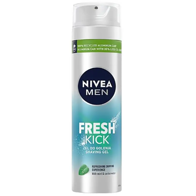 ژل اصلاح صورت نیوا فرش کیک 200 میل Nivea Fresh Kick Shaving Gel