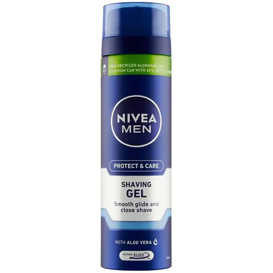 ژل اصلاح صورت نیوا پروتکت اند کر 200 میل Nivea Protect and Care Shaving Gel