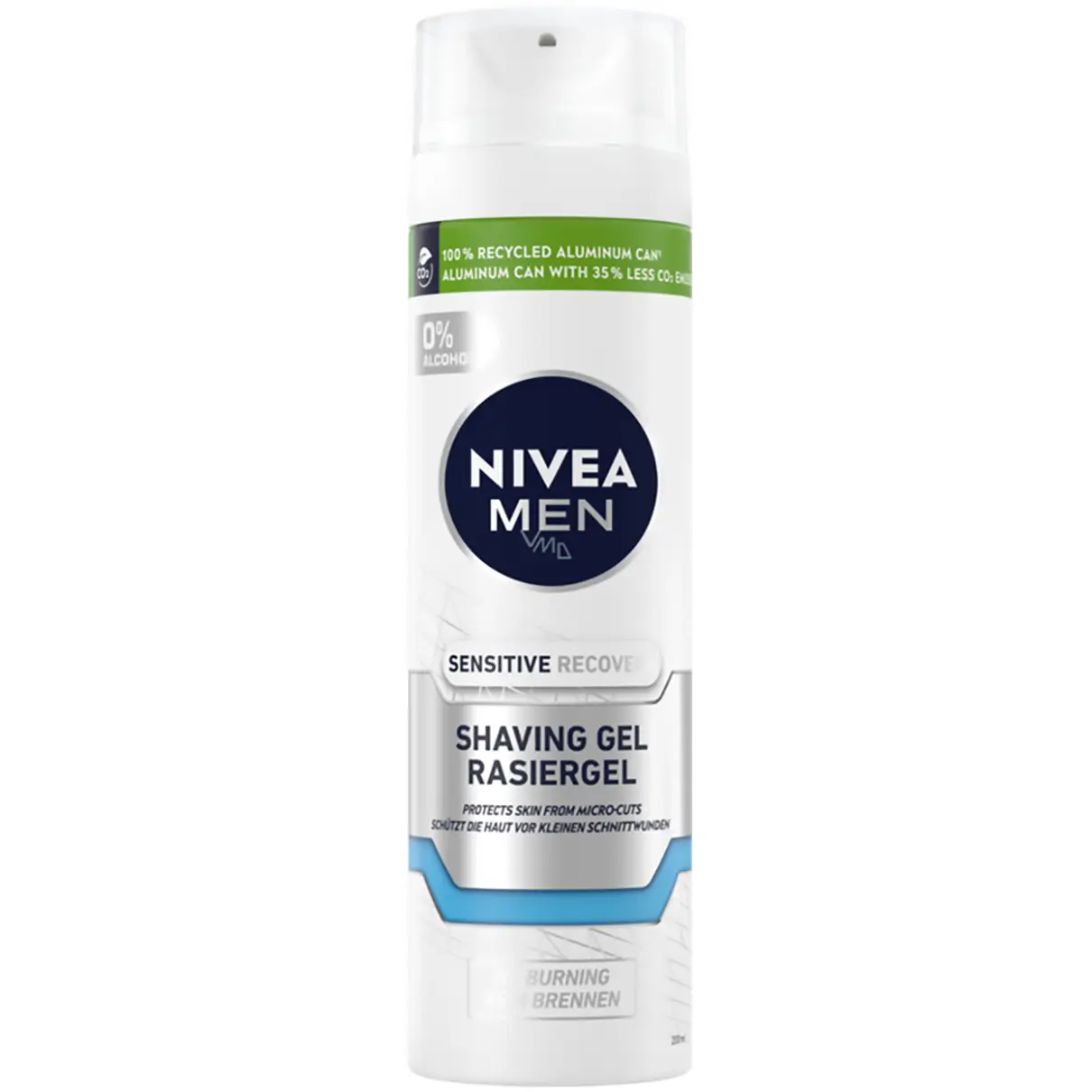 ژل اصلاح صورت نیوا مناسب پوست حساس سنسیتیو ریکاوری 200 میل Nivea Sensitive Shaving Gel