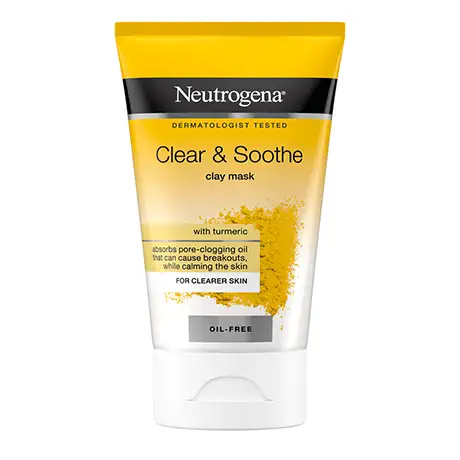 ماسک صورت عصاره زردچوبه Soothing Clear نوتروژینا Clay mask