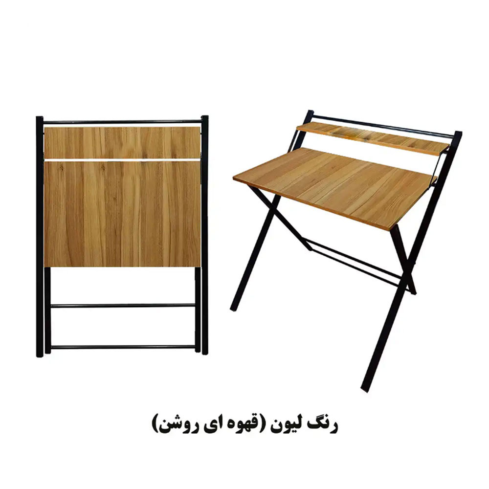 میز تحریر تاشو پایه بلند ایستاده بزرگسال (لیون) — تصویر ۲