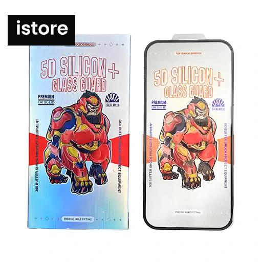 گلس ایربگ دار آیفون 16Pro موکوسون 5D Silicon Plus