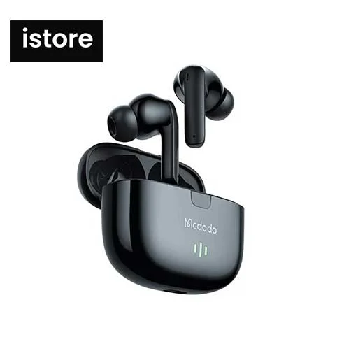 ایرپاد بلوتوثی مک دودو مدل HP-2781 (کاربری عمومی) همراه با سری‌های سیلیکونی رنگ مشکی