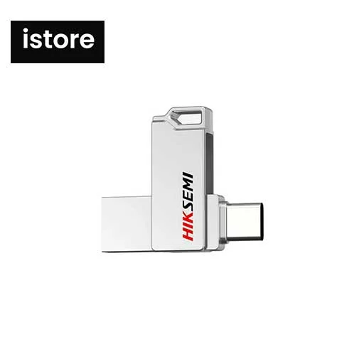 فلش مموری هایک سمی Hiksemi E327C SYNC 64GB USB 3.2 دو رابط USB و Type-C اصل 60 ماه گارانتی آونگ