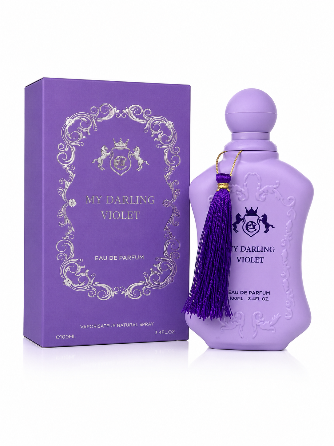 ادکلن ادوپرفیوم مارلی پلاتینیوم بنفش my darling violet حجم 100 میل