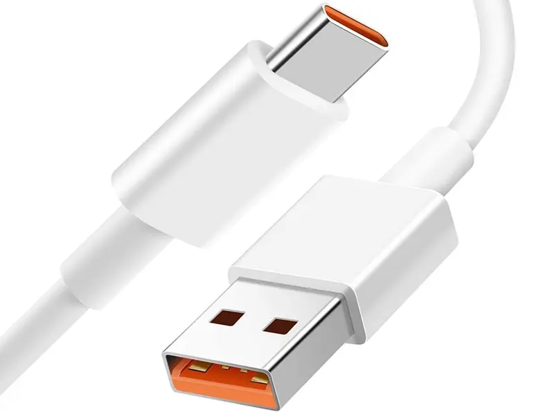 کابل شارژ سریع تایپ سی شیائومی Xiaomi 6A Type-C Fast Charge Cable 1m MI