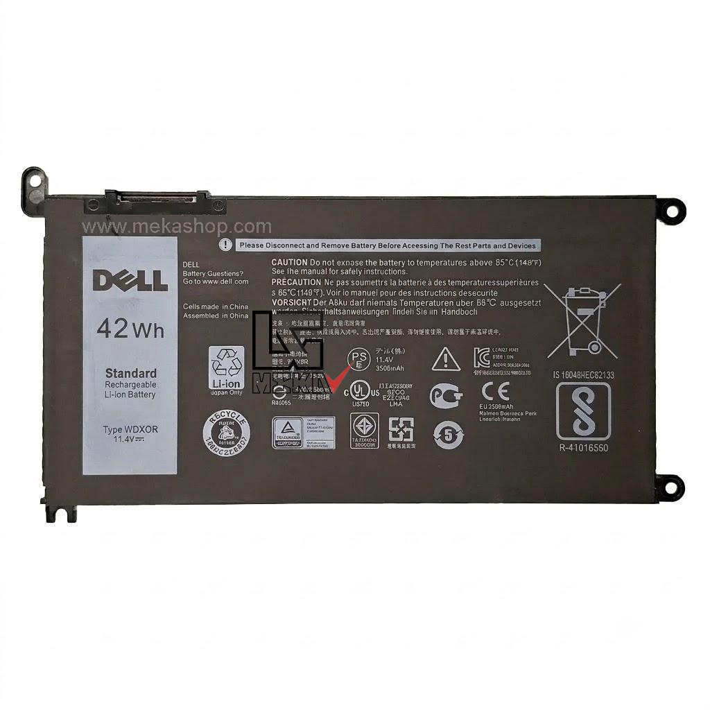 باتری اورجینال لپ تاپ Dell Inspiron 13 7378 مدل WDXOR