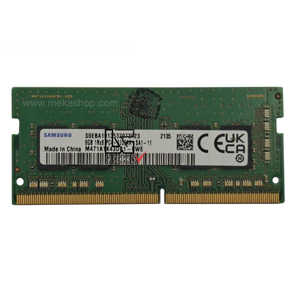 رم لپ تاپ سامسونگ Sumsung DDR4 3200MHz PC4 CL11 8GB