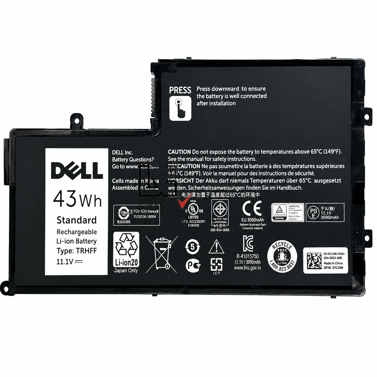 باتری لپ تاپ دل Dell Inspiron 14 5442 اصل مدل TRHFF