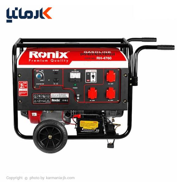 موتور برق رونیکس 6 کیلو وات مدل RH-4760 — تصویر ۵