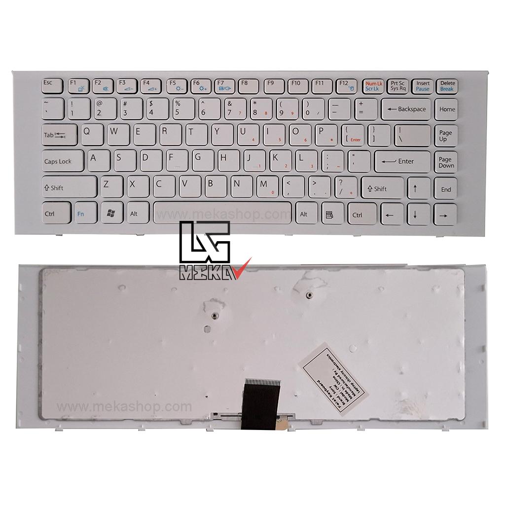 کیبورد لپ تاپ سونی Sony Vaio VPC-EG سفید