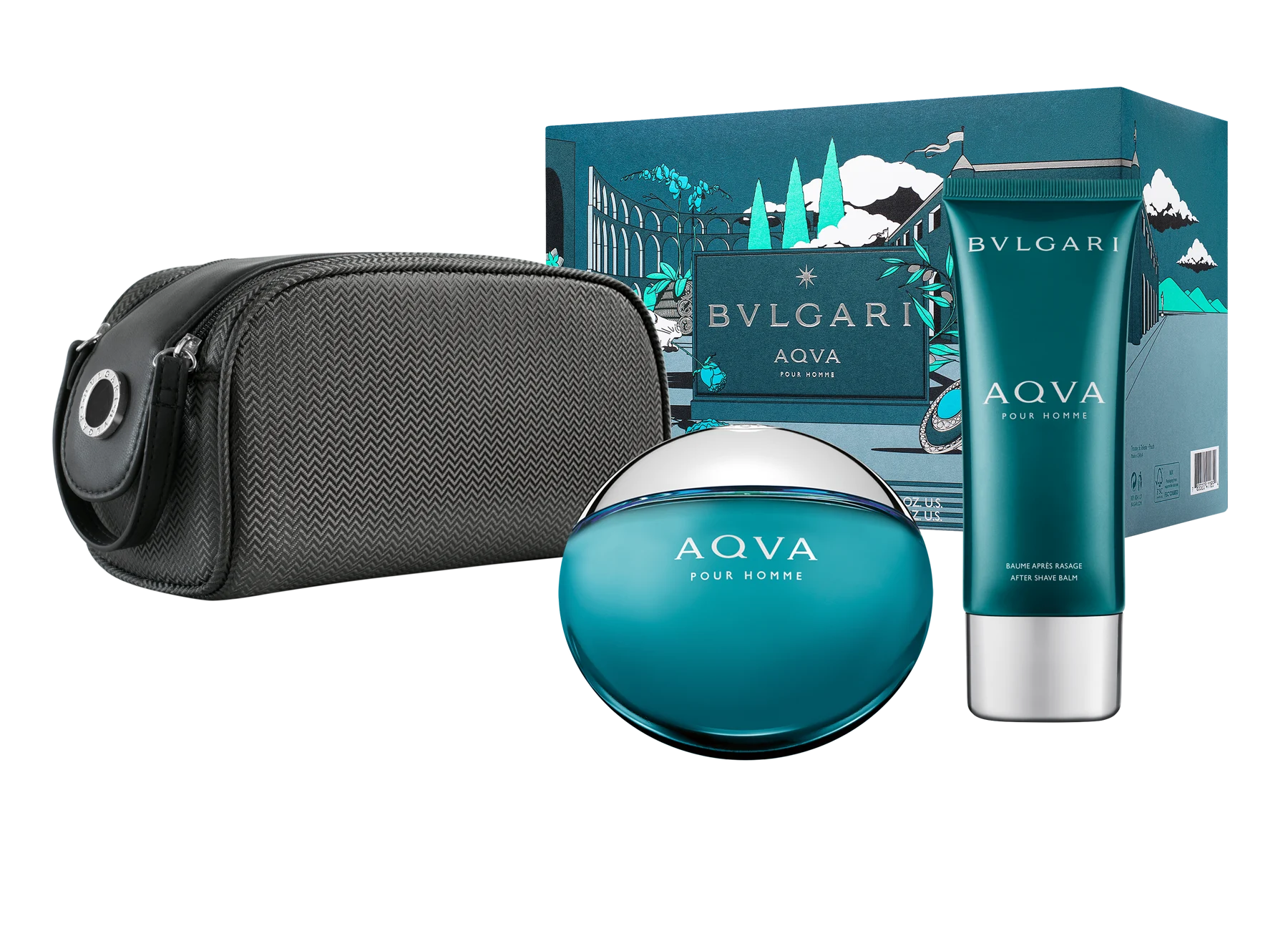 ست ادکلن مردانه اورجینال اکوا بولگاری پور هوم AQVA pour Homme Gift Set