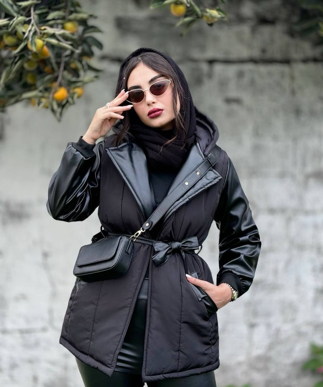 کاپشن زنانه و دخترانه مونیکا کد te80654 — تصویر ۲