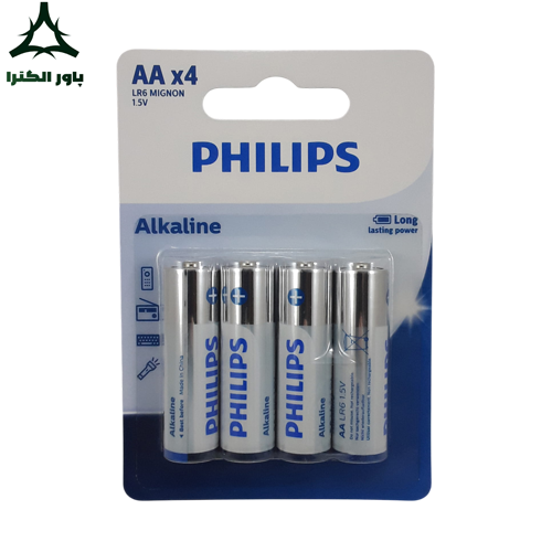 باتری قلمی آلکالاین 1.5V فیلیپس PHILIPS