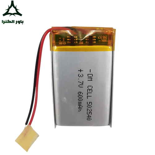 باتری لیتیوم پلیمر DM CELL 3.7V 600mAh 502540