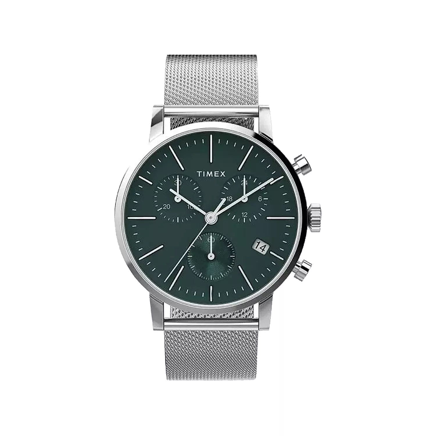 ساعت مچی مردانه تایمکس فلزی صفحه سبز TW2W43400