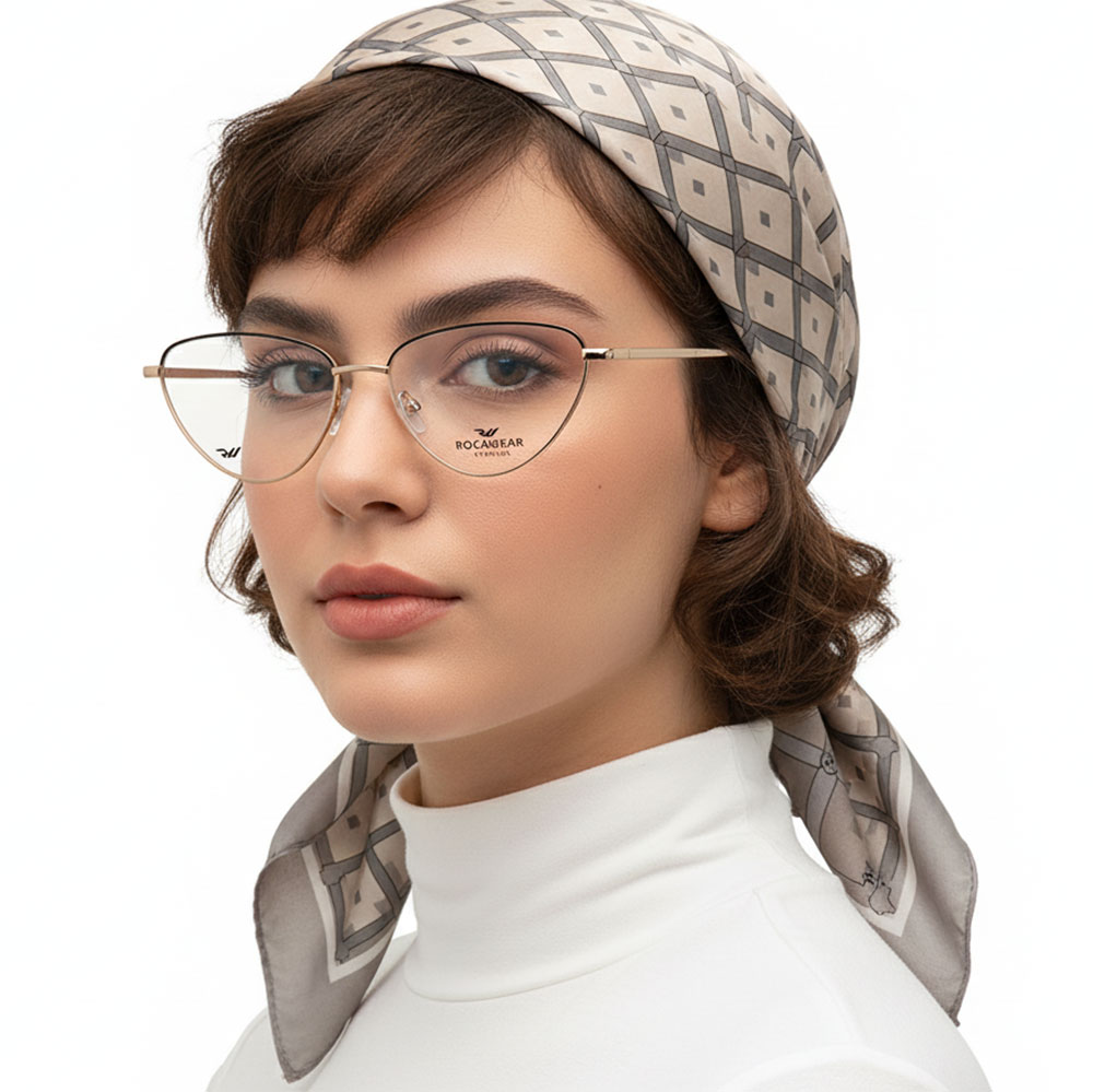 عینک طبی زنانه فلزی جدید ROCAWEAR X8776 — تصویر ۴