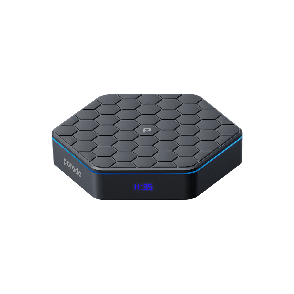 پخش کننده تلویزیون پرودو مدل Porodo TV Box Ultra High-Speed Media Streaming PD-ATVBX