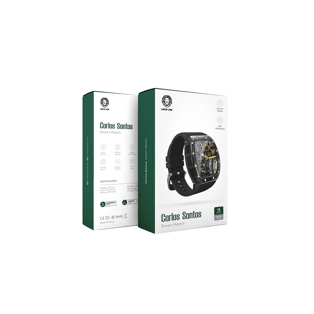 ساعت هوشمند گرین لاین مدل Green Lion Carlos Santos Smart Watch GNCRSTSW