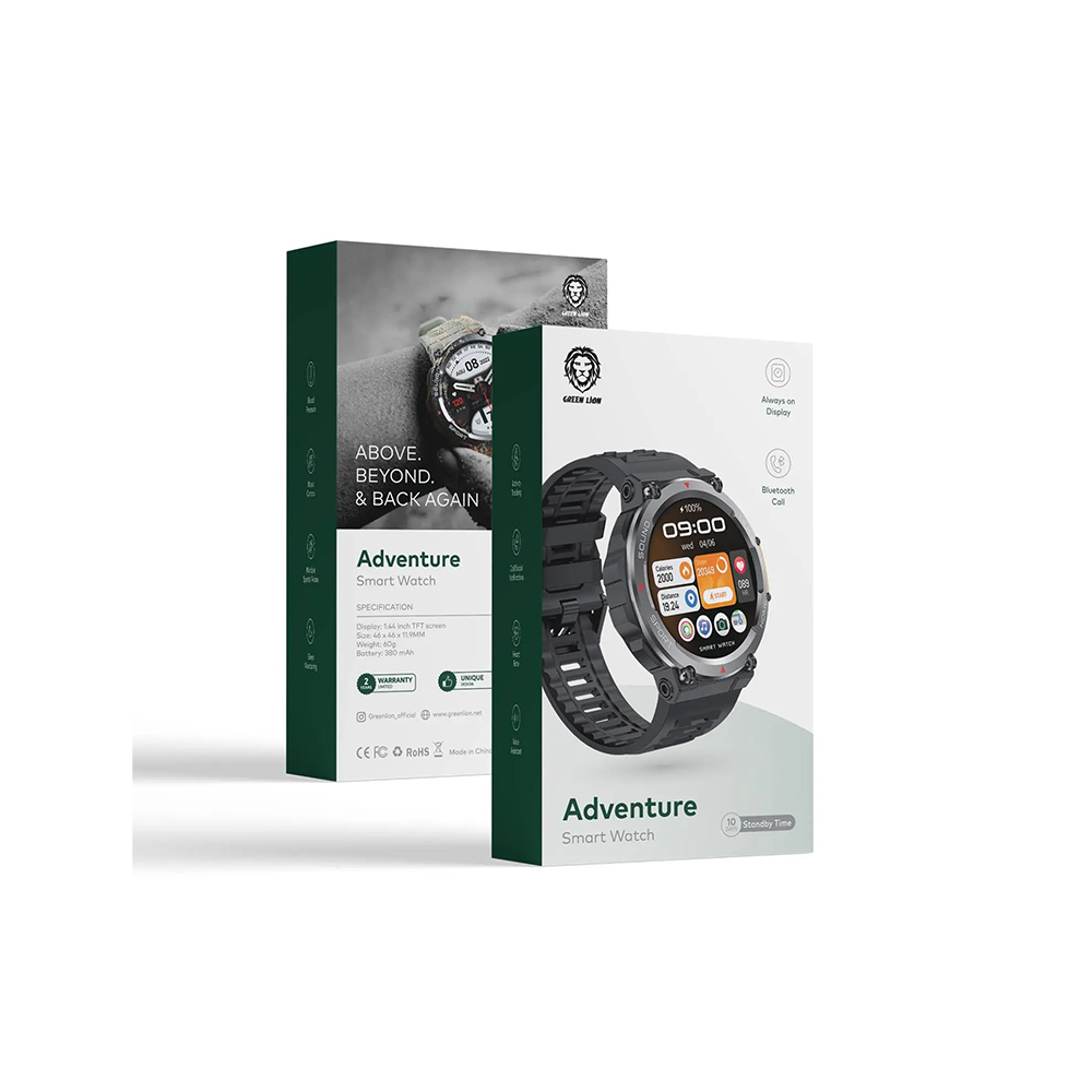ساعت هوشمند گرین لاین مدل Green Lion Adventure Smart Watch GNADSW